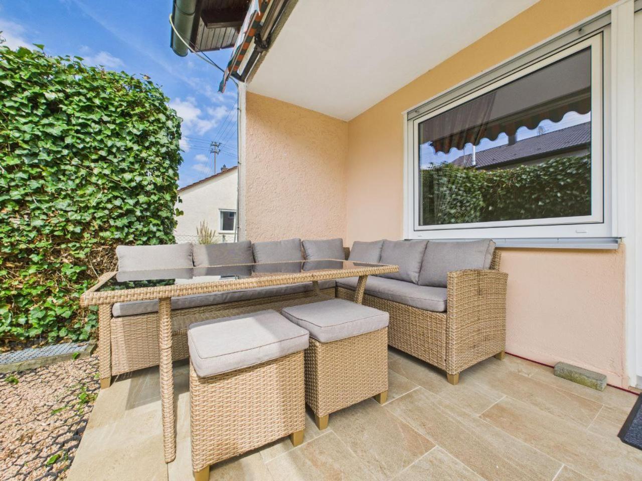 Ferienwohnung Naehe Legoland Mit Grossem Garten Und Terrasse Sontheim an der Brenz Dış mekan fotoğraf
